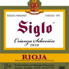 2020 Siglo Crianza Selección DOCa